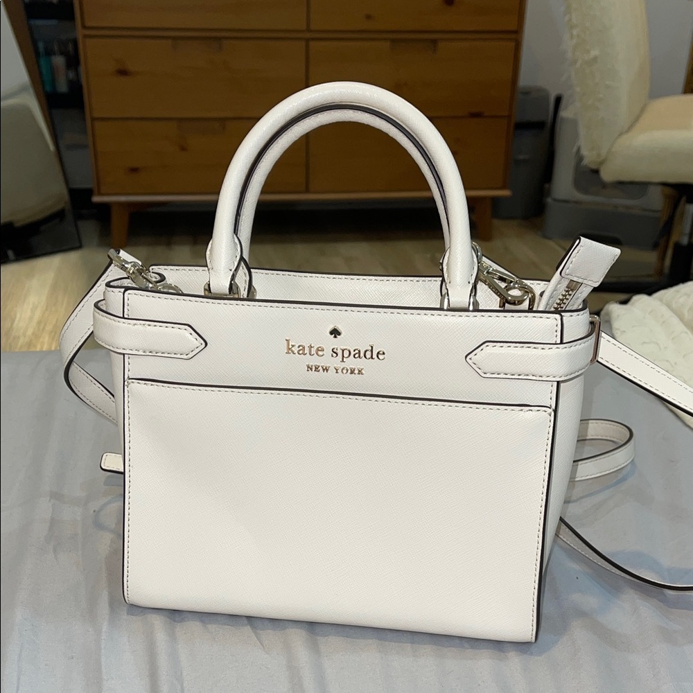 Kate Spade Cream Satchel Bag